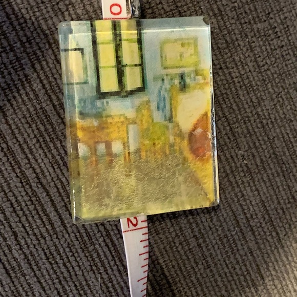 Van Gogh “The Chair” glass rectangular pendant. - Picture 3 of 3